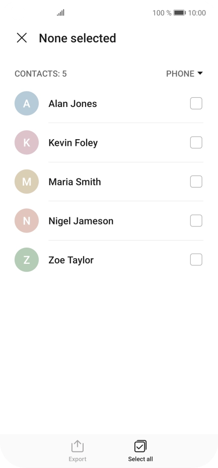 Press Select all. Press Select all.