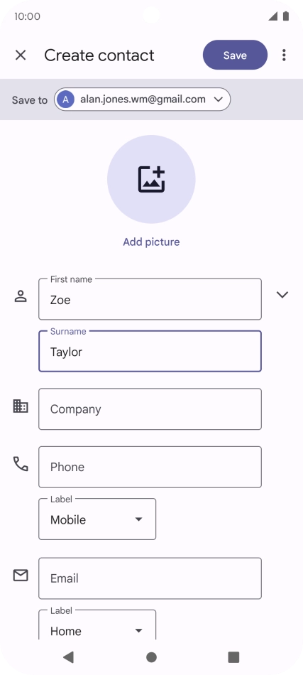 Press Phone and key in the phone number. Press Phone and key in the phone number.