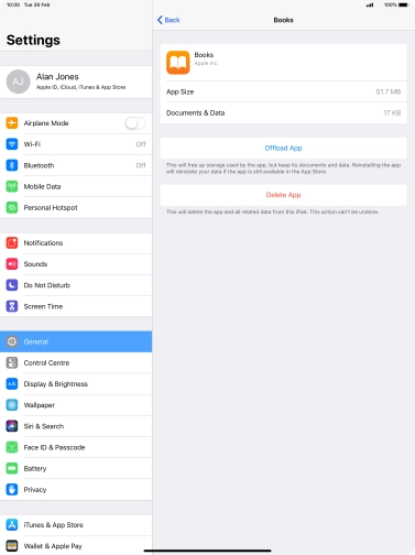 Press Offload App. Press Offload App.