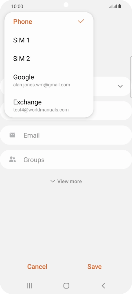 Press Phone. Press Phone.