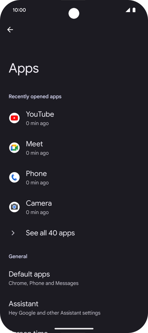 Press See all apps. Press See all apps.