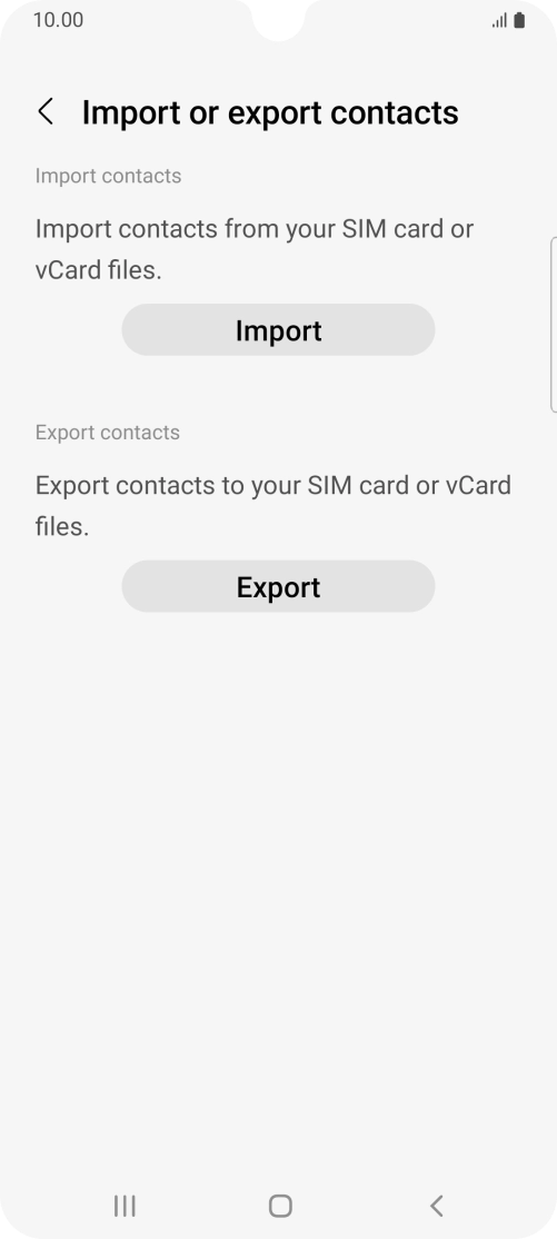 Press Import. Press Import.