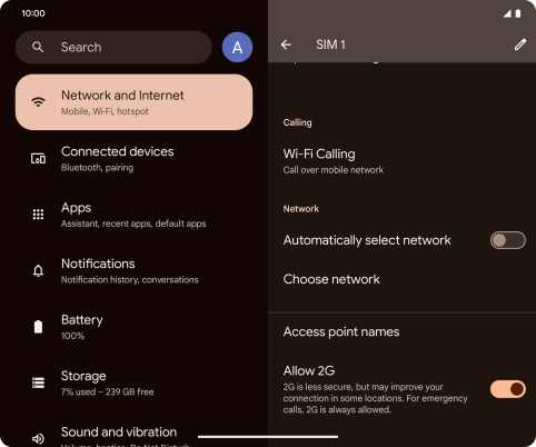 Press the indicator next to Press the indicator next to