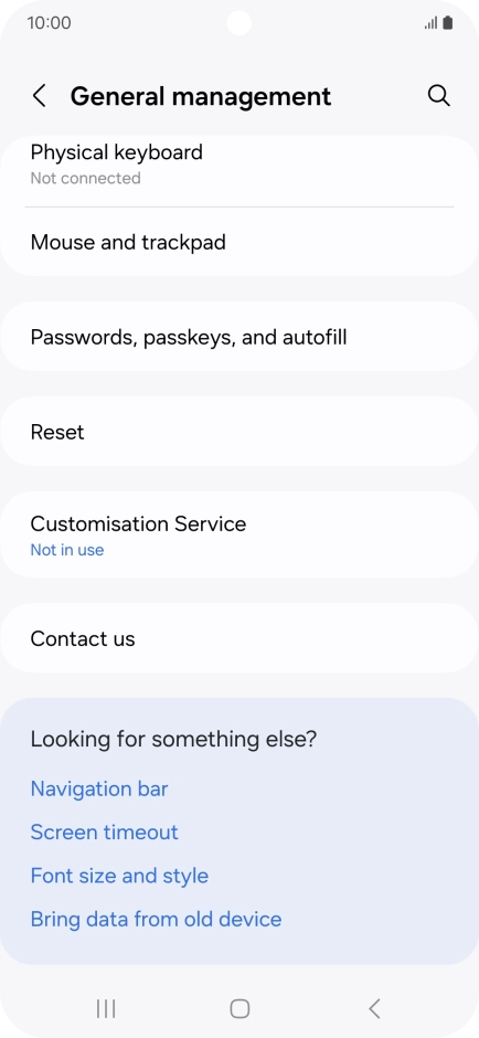 Press Reset. Press Reset.