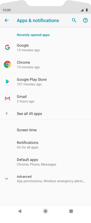 Press See all apps. Press See all apps.