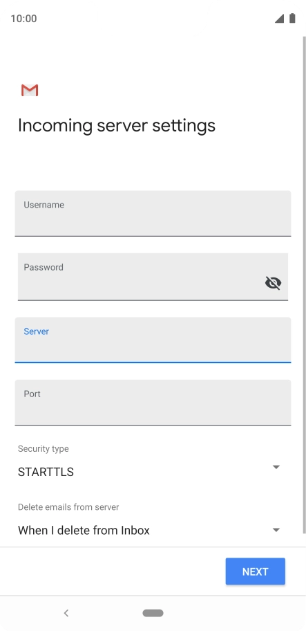 Press the field below Press the field below