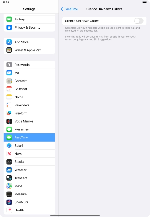 Press the indicator next to Press the indicator next to