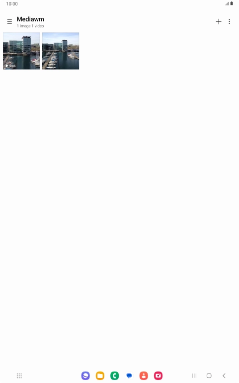 Press and hold any picture or video clip. Press and hold any picture or video clip.