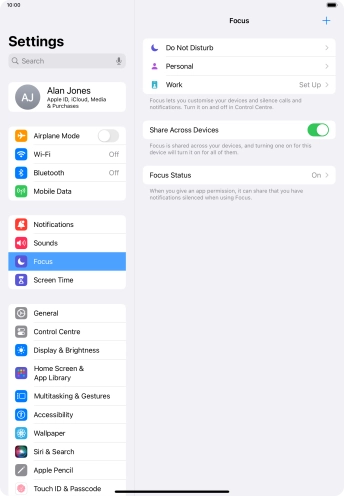 Press Do Not Disturb. Press Do Not Disturb.