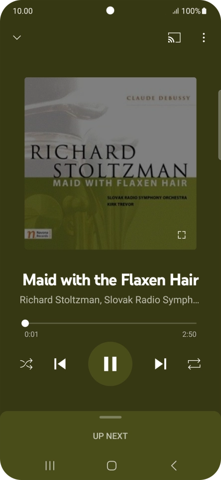 Press arrow right to go to the next audio file. Press arrow right to go to the next audio file.