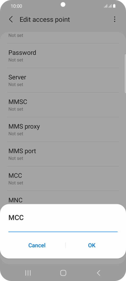 Key in 234 and press OK. Key in 234 and press OK.