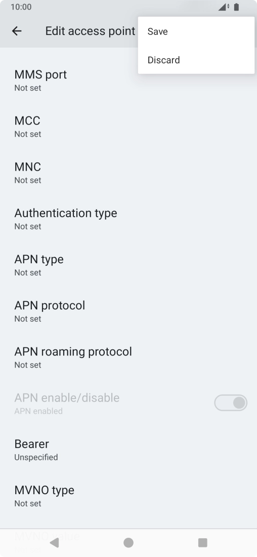 Press Save. Press Save.