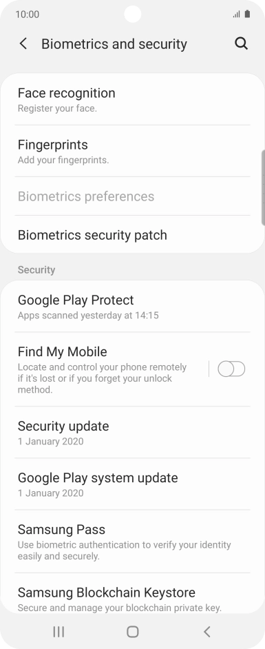 Press Fingerprints. Press Fingerprints.