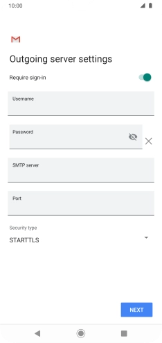 Press the indicator next to Press the indicator next to