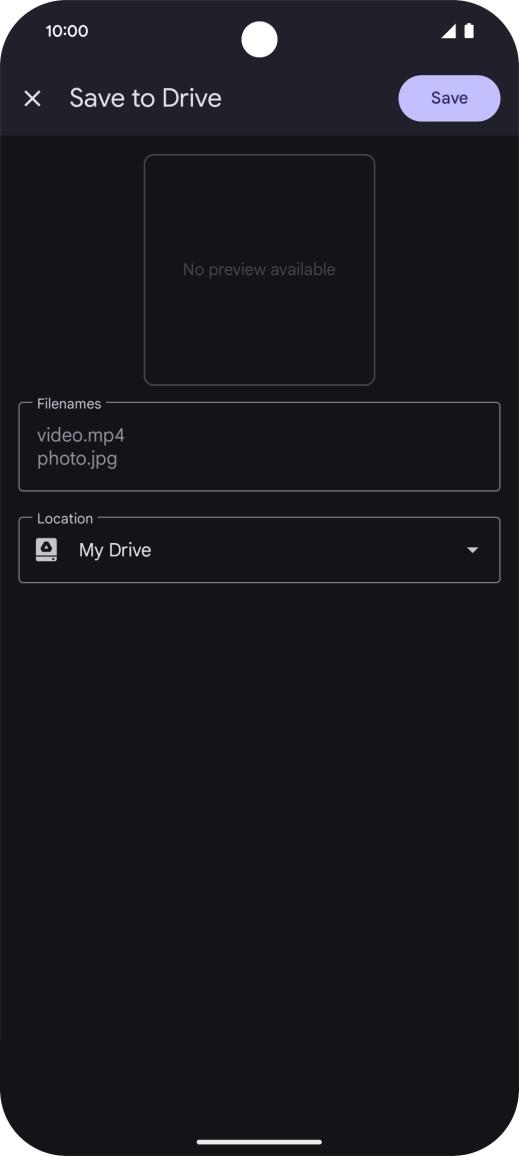 Press the field below Press the field below