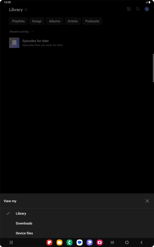Press the required category and go to the required audio file. Press the required category and go to the required audio file.