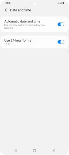 Press the Home key to return to the home screen. Press the Home key to return to the home screen.