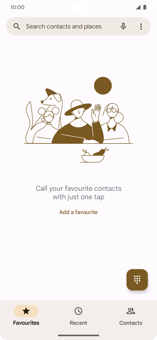 Press the menu icon. Press the menu icon.