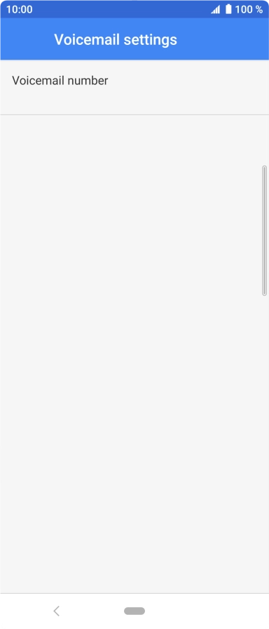 Press Voicemail number. Press Voicemail number.