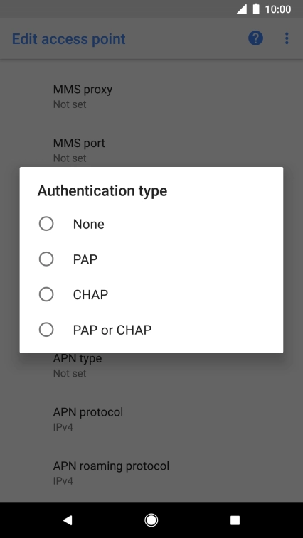 Press PAP. Press PAP.