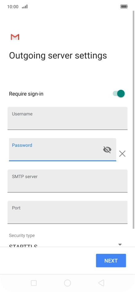 Press the field below Press the field below