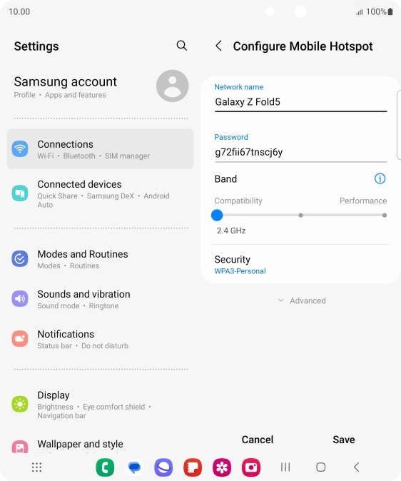 Press the field below Press the field below