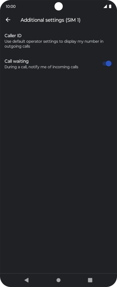 Press the indicator next to Press the indicator next to