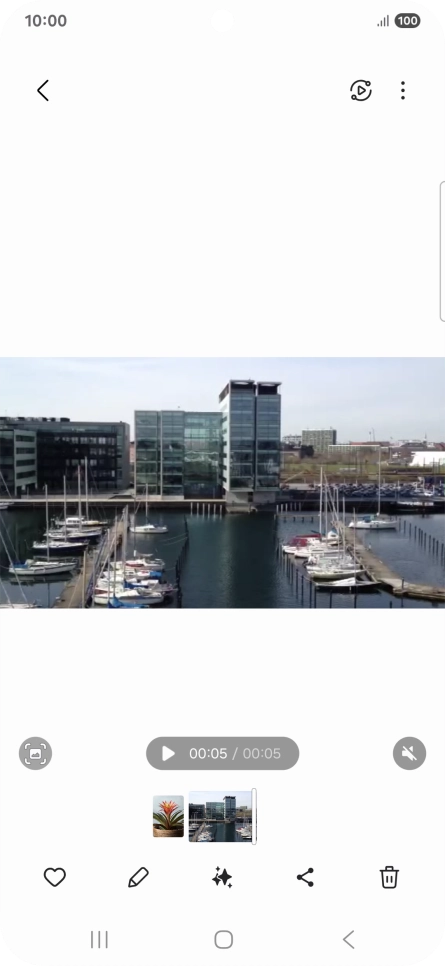 Press the AI icon. Press the AI icon.