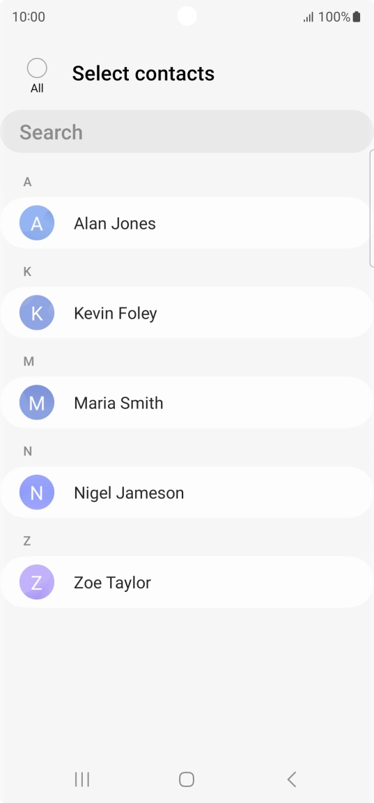 Press the field above Press the field above