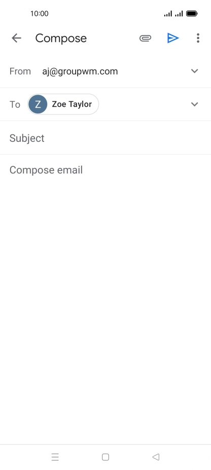 Press Subject and key in the required subject. Press Subject and key in the required subject.
