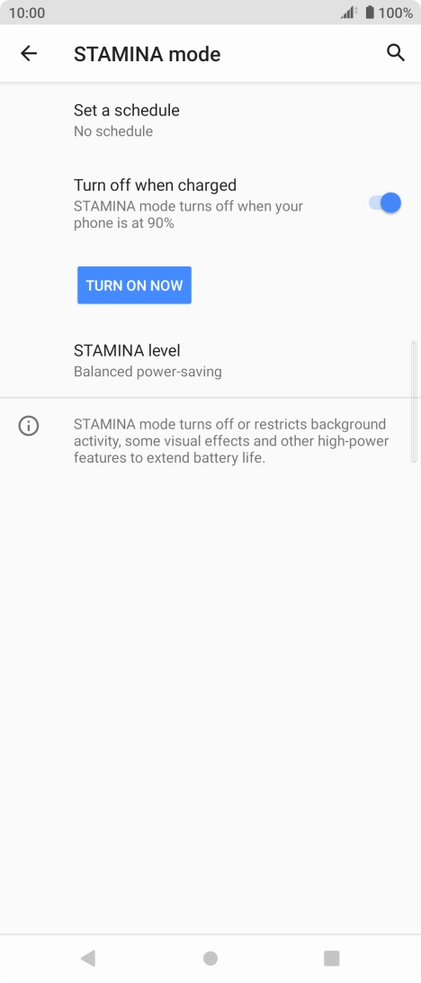 Press TURN ON NOW to turn on the function. Press TURN ON NOW to turn on the function.