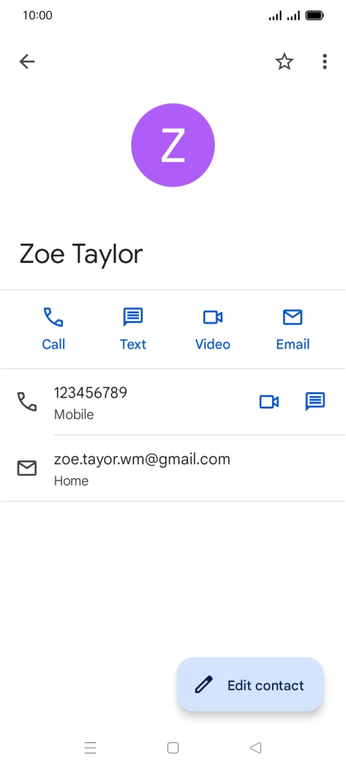 Press the call icon. Press the call icon.
