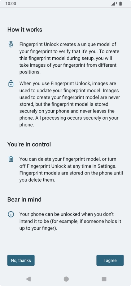 Press I agree. Press I agree.