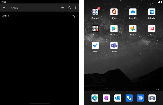 Press the add icon. Press the add icon.
