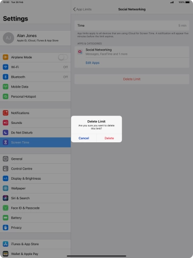 Press Delete. Press Delete.