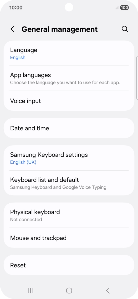 Press Reset. Press Reset.