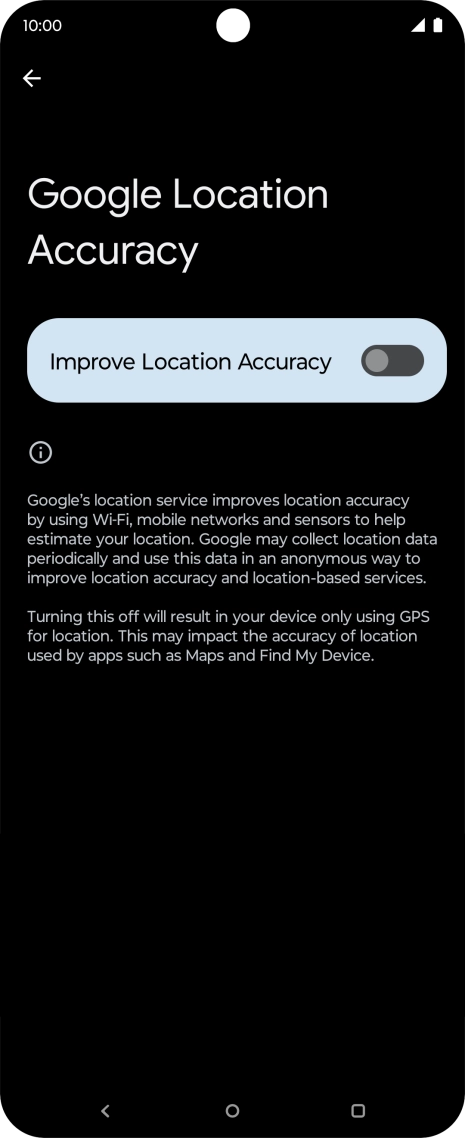 If you press the indicator next to If you press the indicator next to
