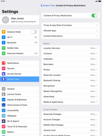 Press arrow left. Press arrow left.