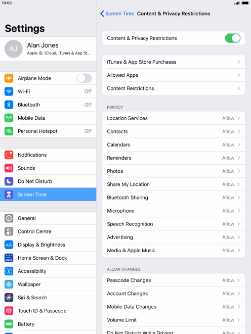 Press arrow left. Press arrow left.