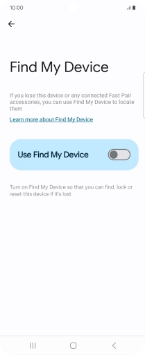 Press the indicator next to Press the indicator next to