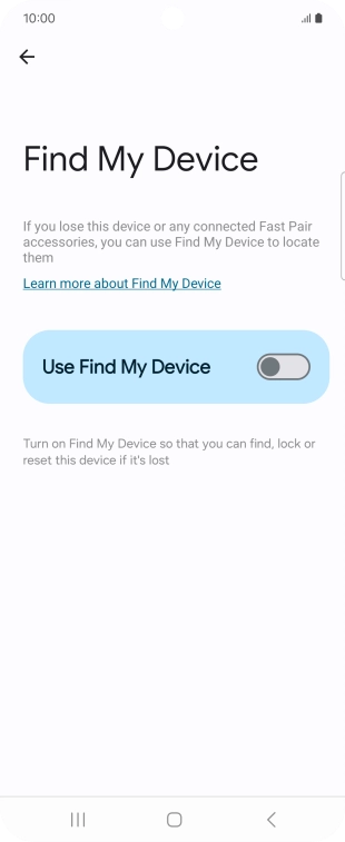 Press the indicator next to Press the indicator next to