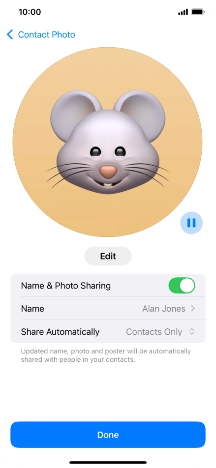 Press the indicator next to Press the indicator next to