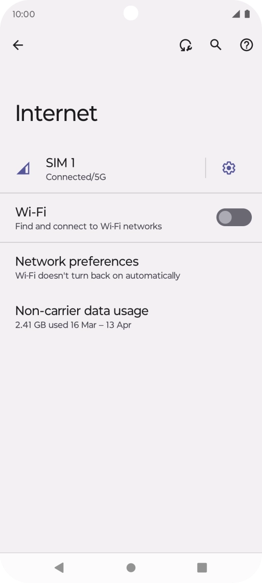 Press the indicator next to Press the indicator next to