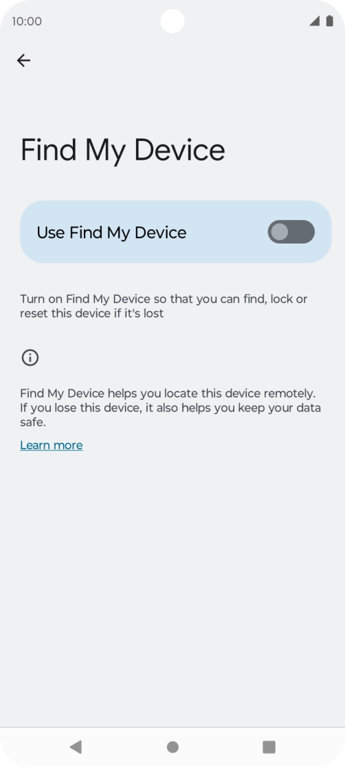 Press the indicator next to Press the indicator next to