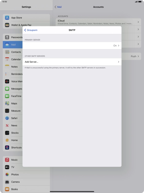 Press the field below Press the field below