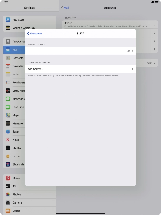 Press the field below Press the field below