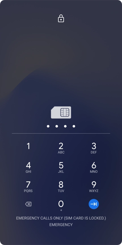 If you're asked to key in your PIN, do so and press the confirm icon. The default PIN is 1111. If you're asked to key in your PIN, do so and press the confirm icon. The default PIN is 1111.