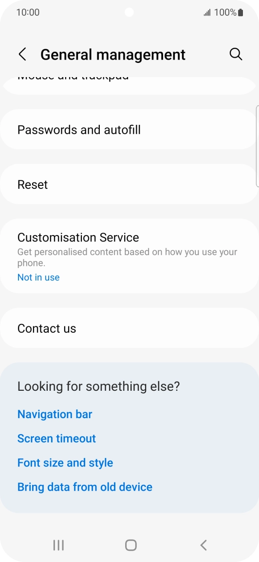 Press Reset. Press Reset.