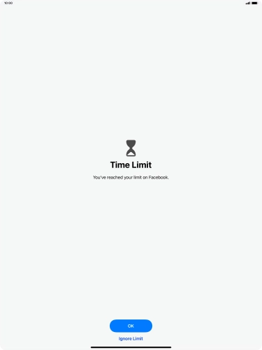 Press Ignore Limit. Press Ignore Limit.