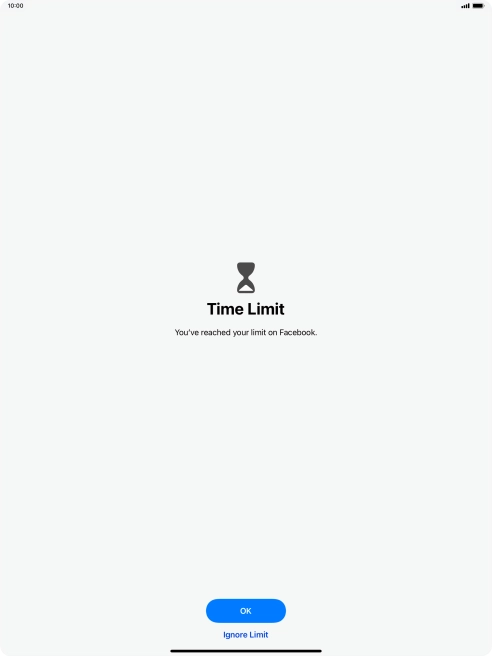 Press Ignore Limit. Press Ignore Limit.